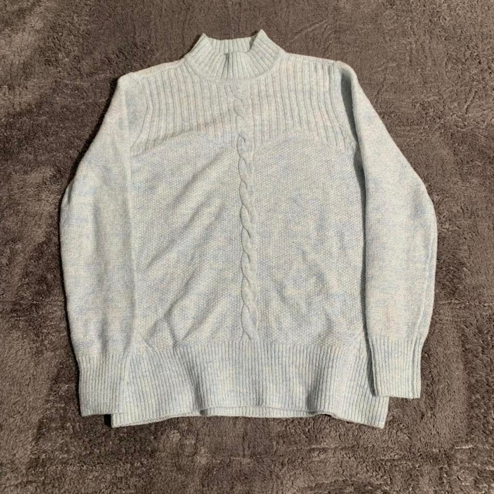 Women's Elle Light Blue Sparkly Glamour sweater